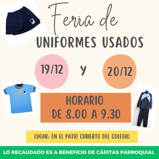 Feria de uniformes usados