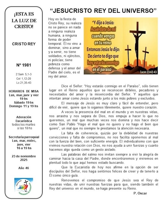 Esta es la luz de Cristo