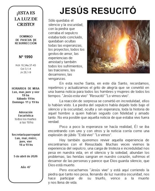 Esta es la luz de Cristo